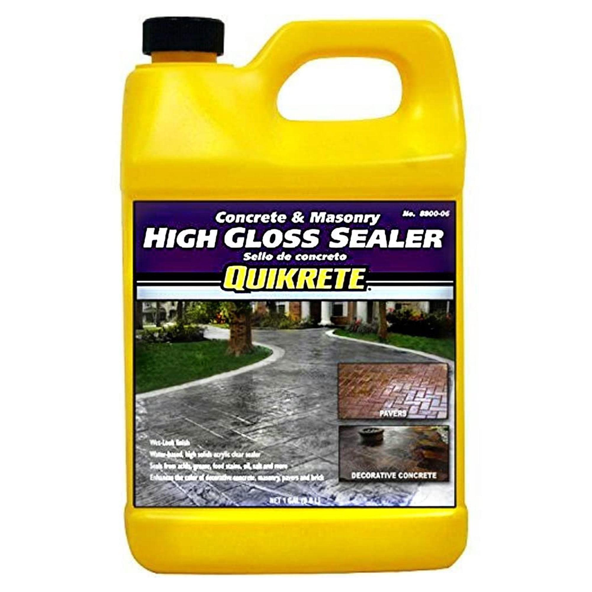 Clear High Gloss Concrete and Masonry Sealer 1 Gallon