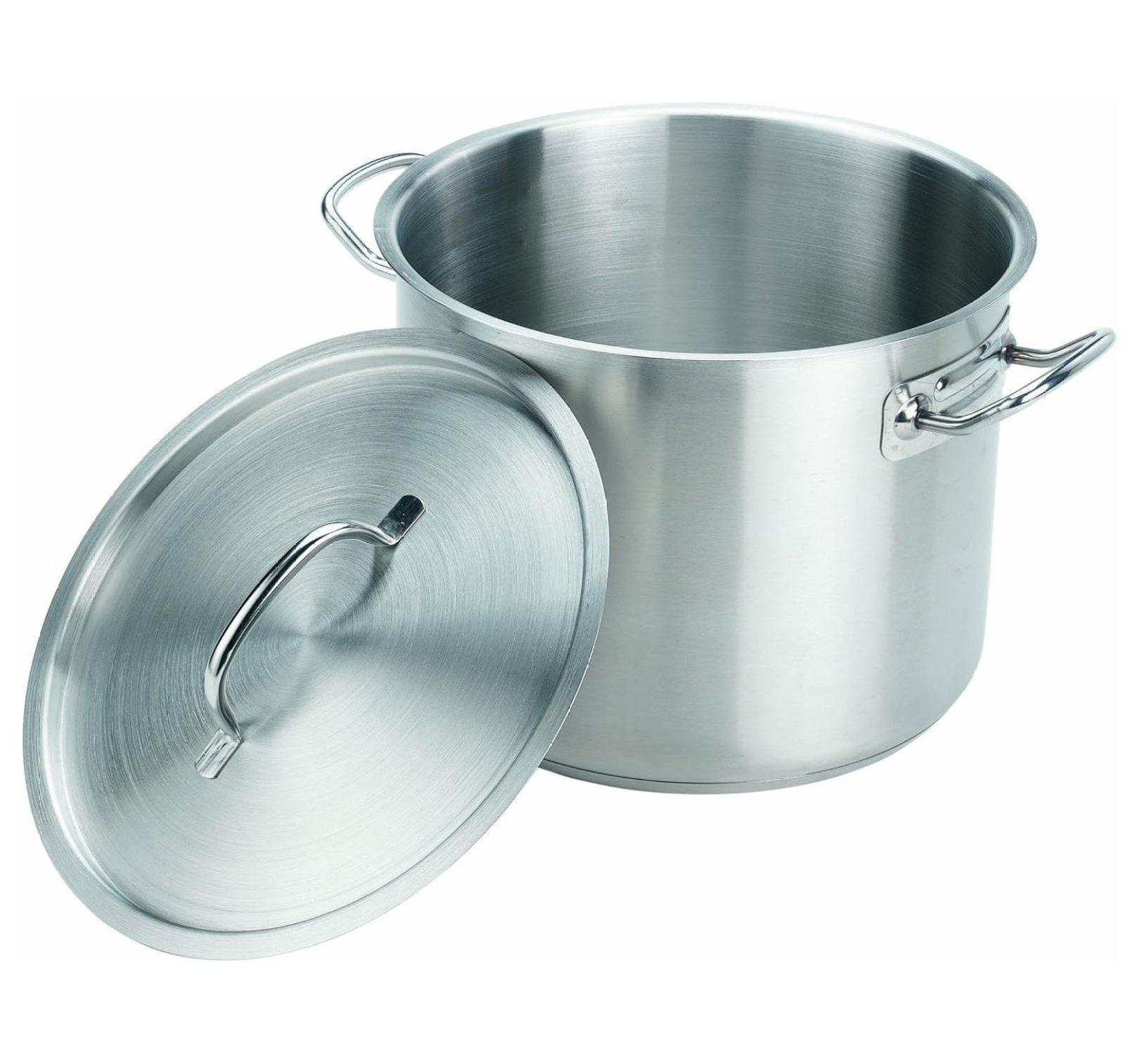 16-Quart Stainless Steel Induction Stock Pot with Cover