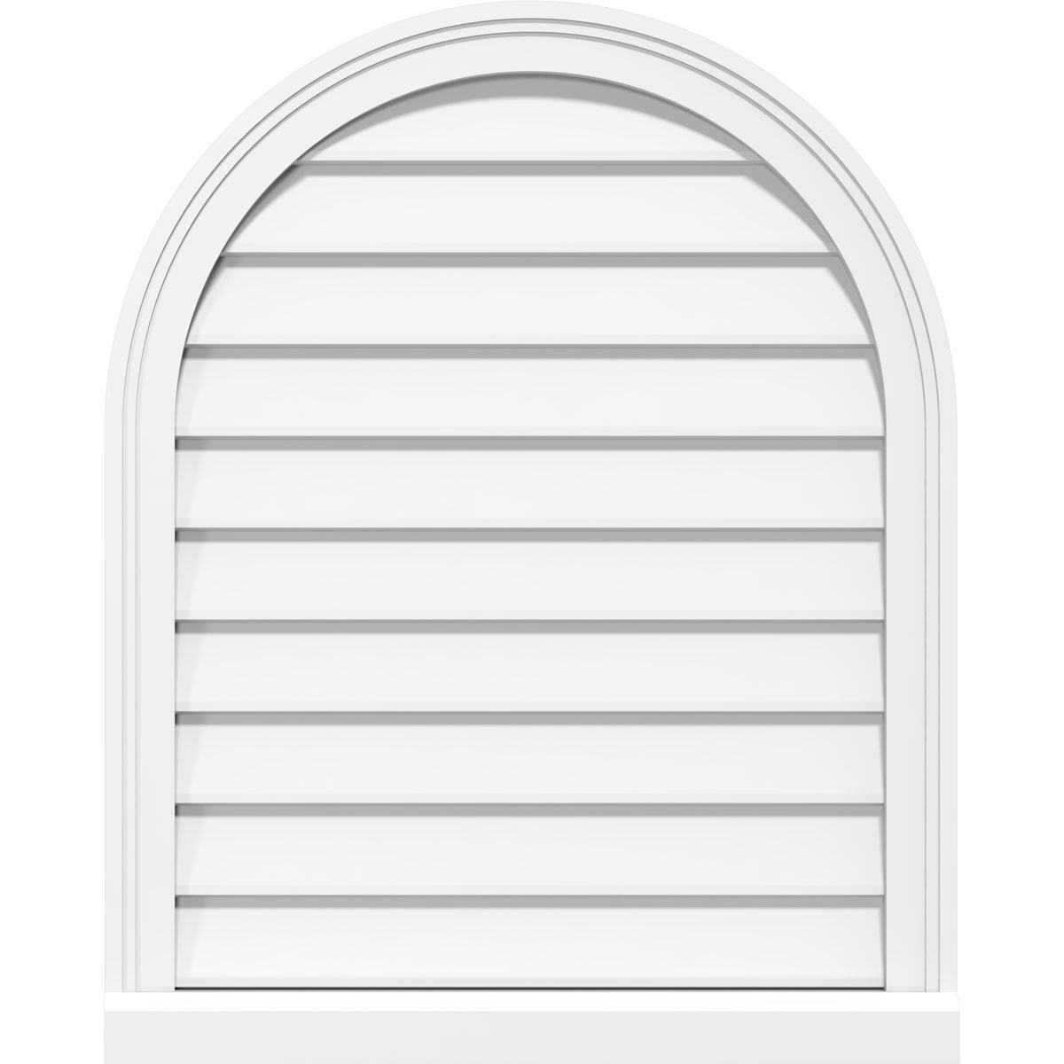 Ekena Millwork PVC Wall Louver / Gable Vent