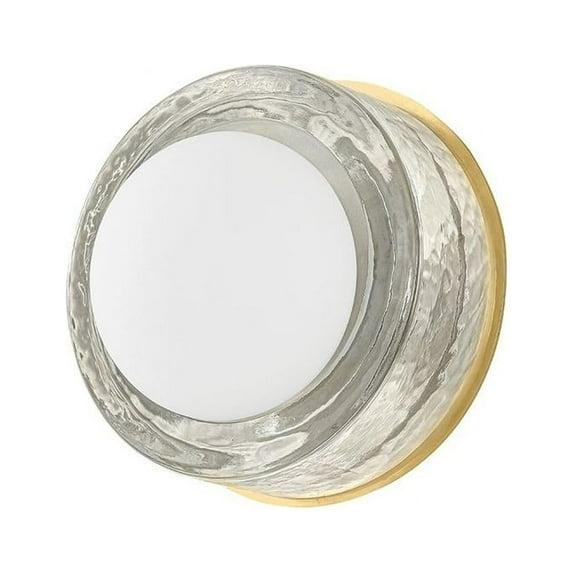 Ravi Round Sconce - Aged Brass