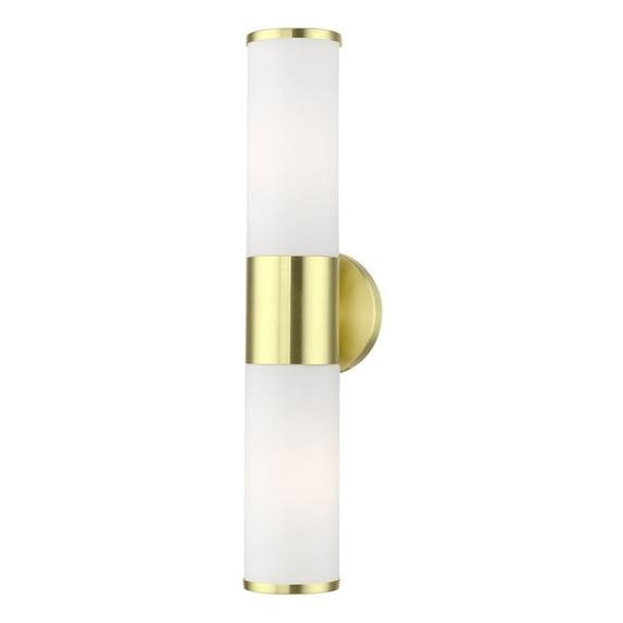 Livex Lighting Lindale 2 - Light Vanity in Satin Brass