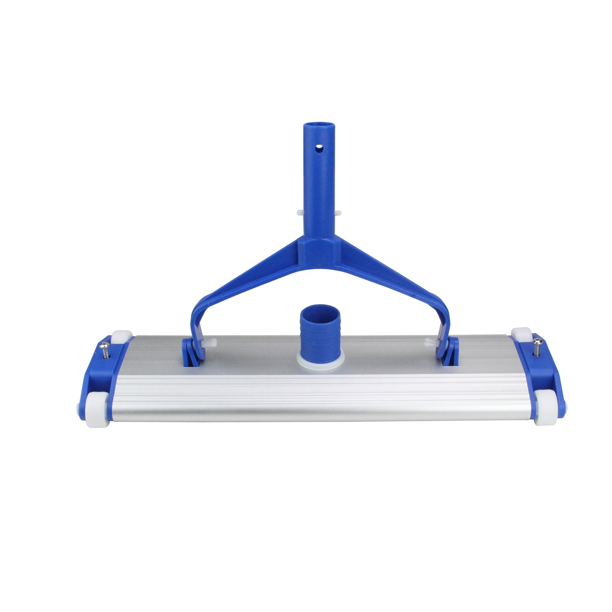 17.5" Classic Aluminum Weighted In-Ground Gunite Swimming Pool Vacuum Head on Wheels