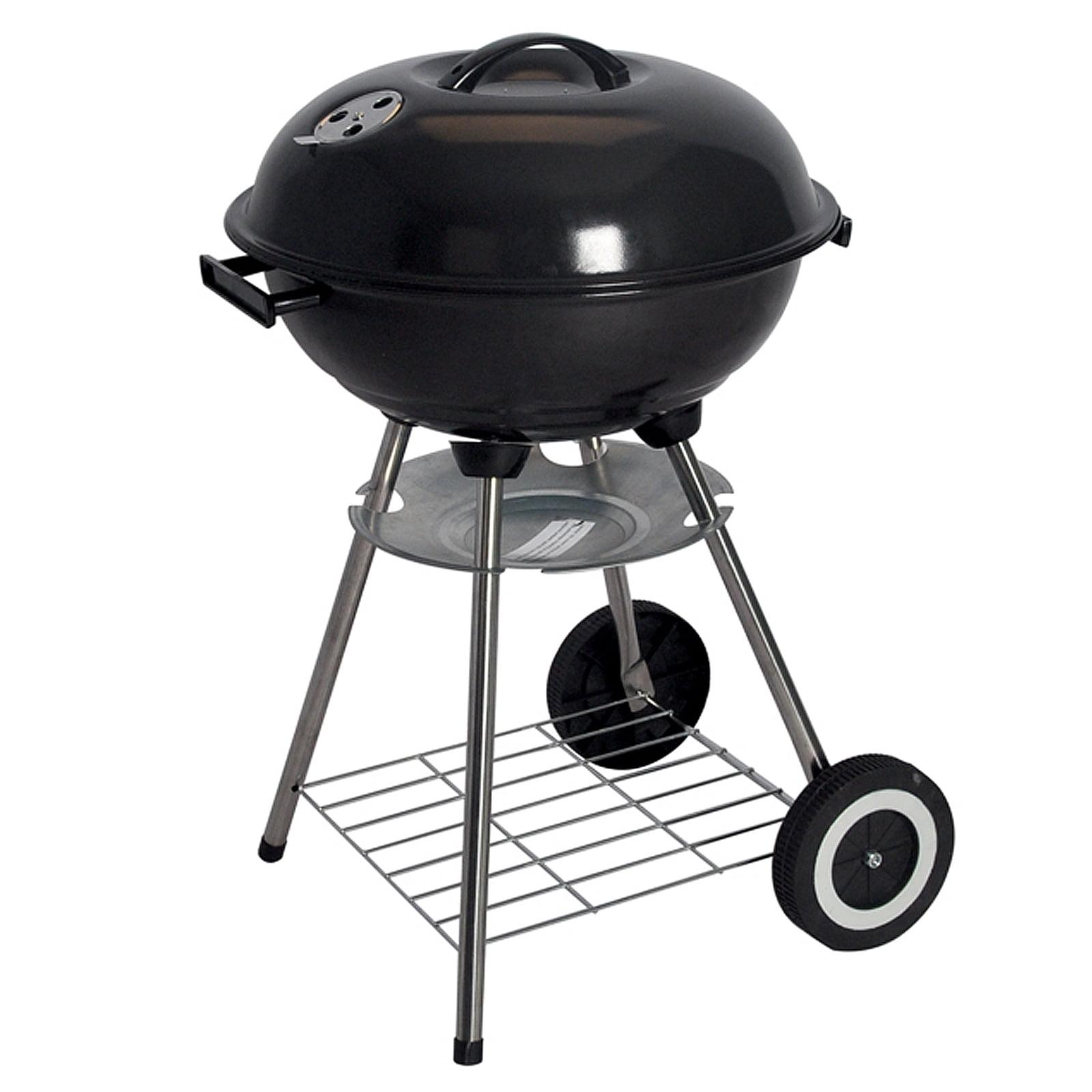 Better Chef 17" Black Steel Charcoal Kettle Grill