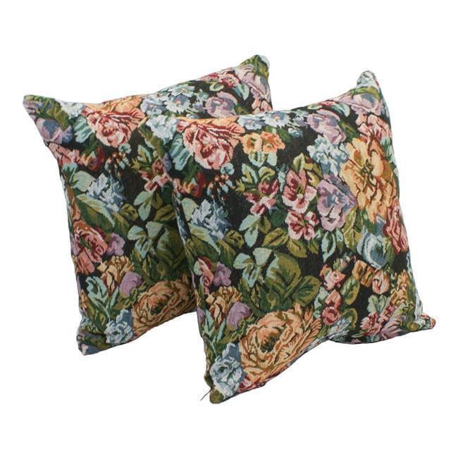 Blazing Needles Indoor Throw Pillows Potpourri Floral