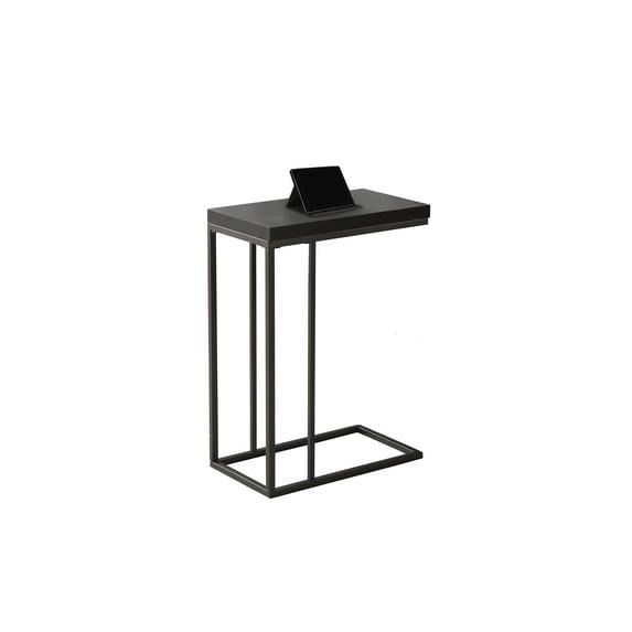 HomeRoots Mesa Decorativa de Metal con Tablero de Partículas de Capuchino de 18.25" x 10.25" x 25.25" - 333019