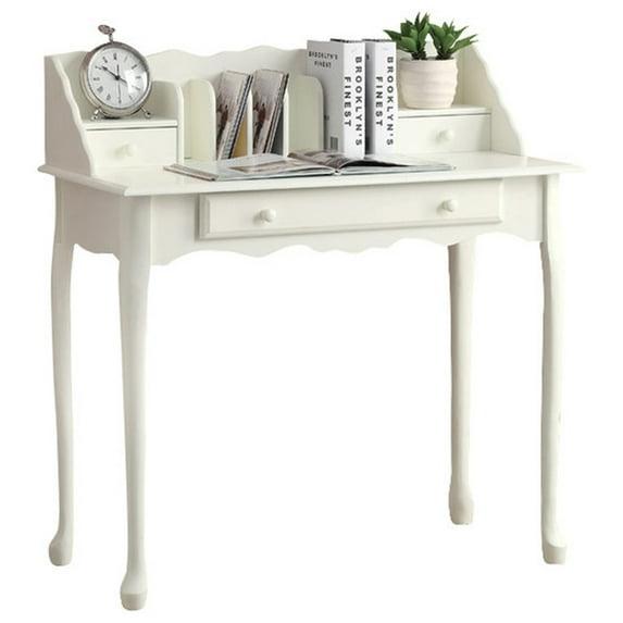 18.25" x 36" x 38" Antique White - Desk