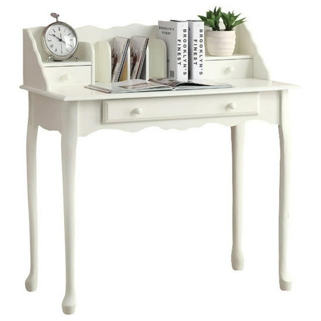 18.25" x 36" x 38" Antique White - Desk