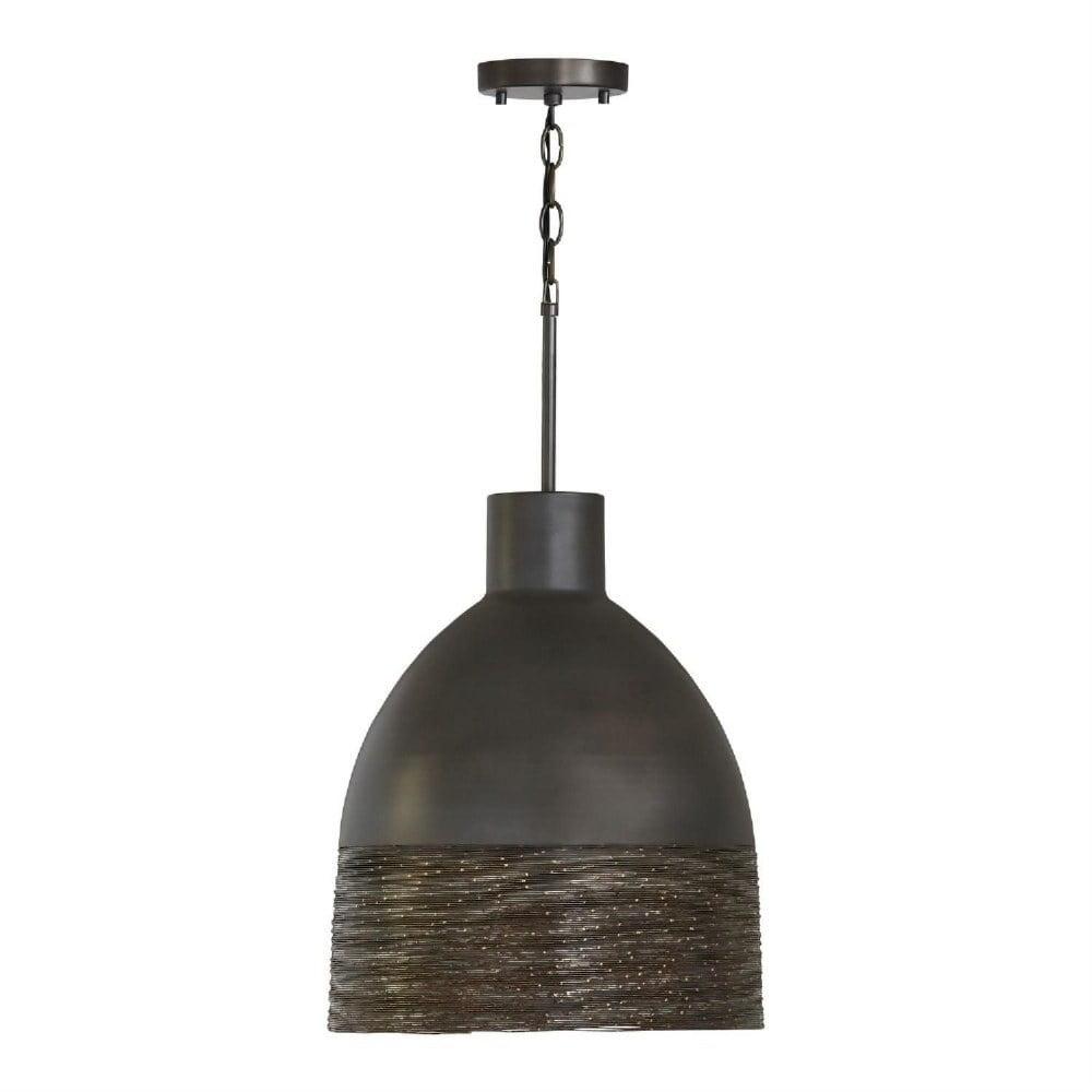 Sana 18.5" Grey Iron Industrial Pendant Light