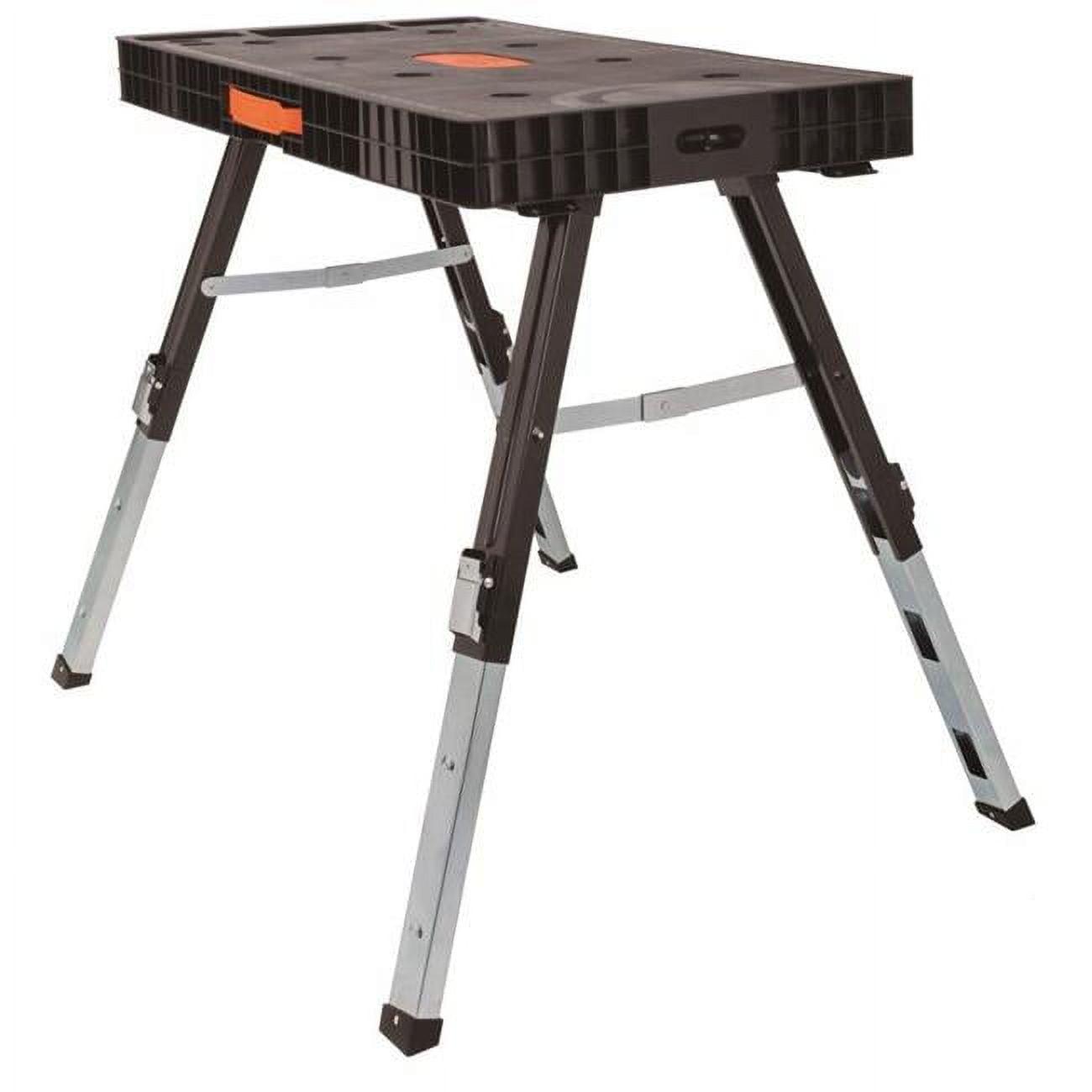 OmniTable Plus 5-in-1 Portable Workbench in Black & Silver