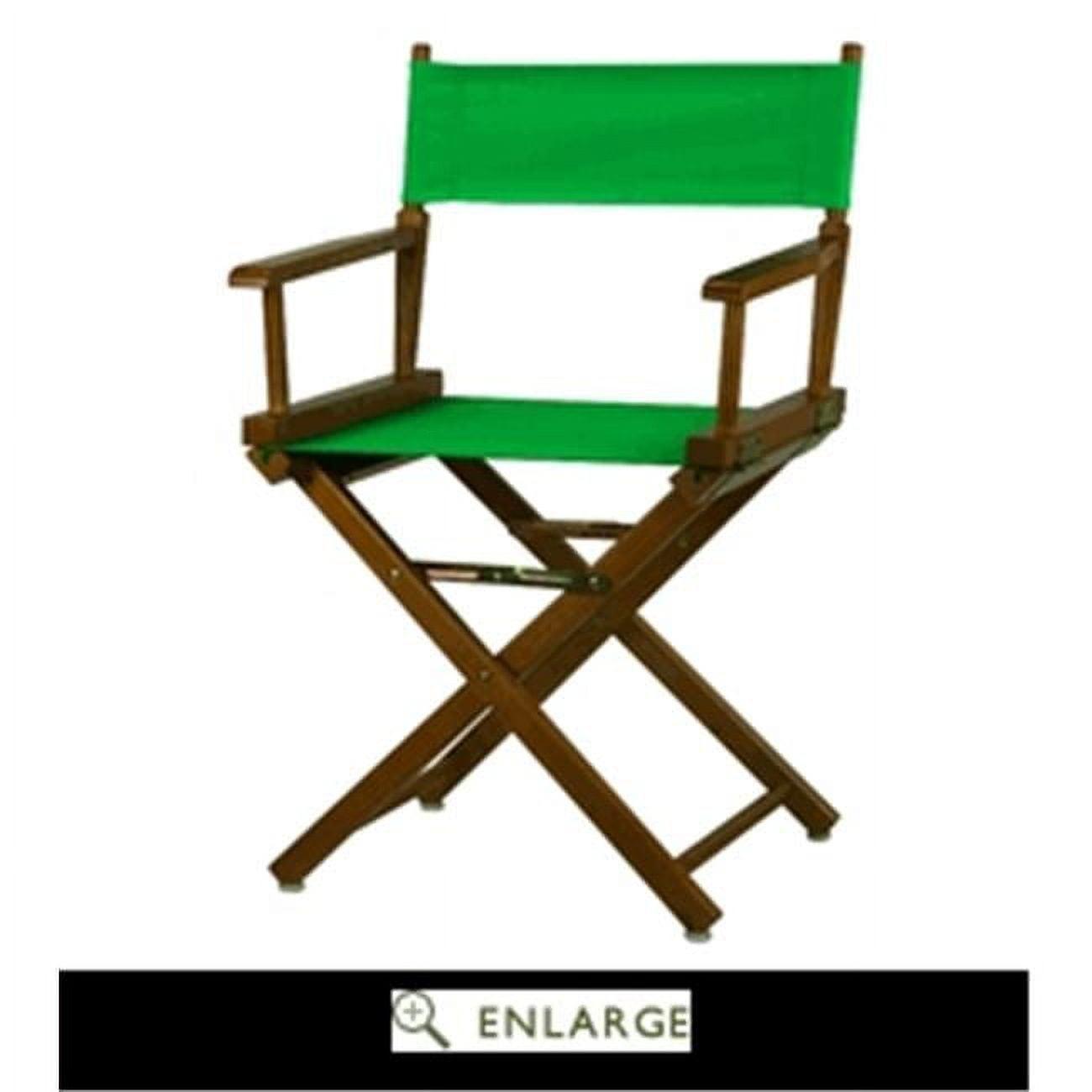 "18" Director's Chair Honey Oak Frame-Green Canvas"