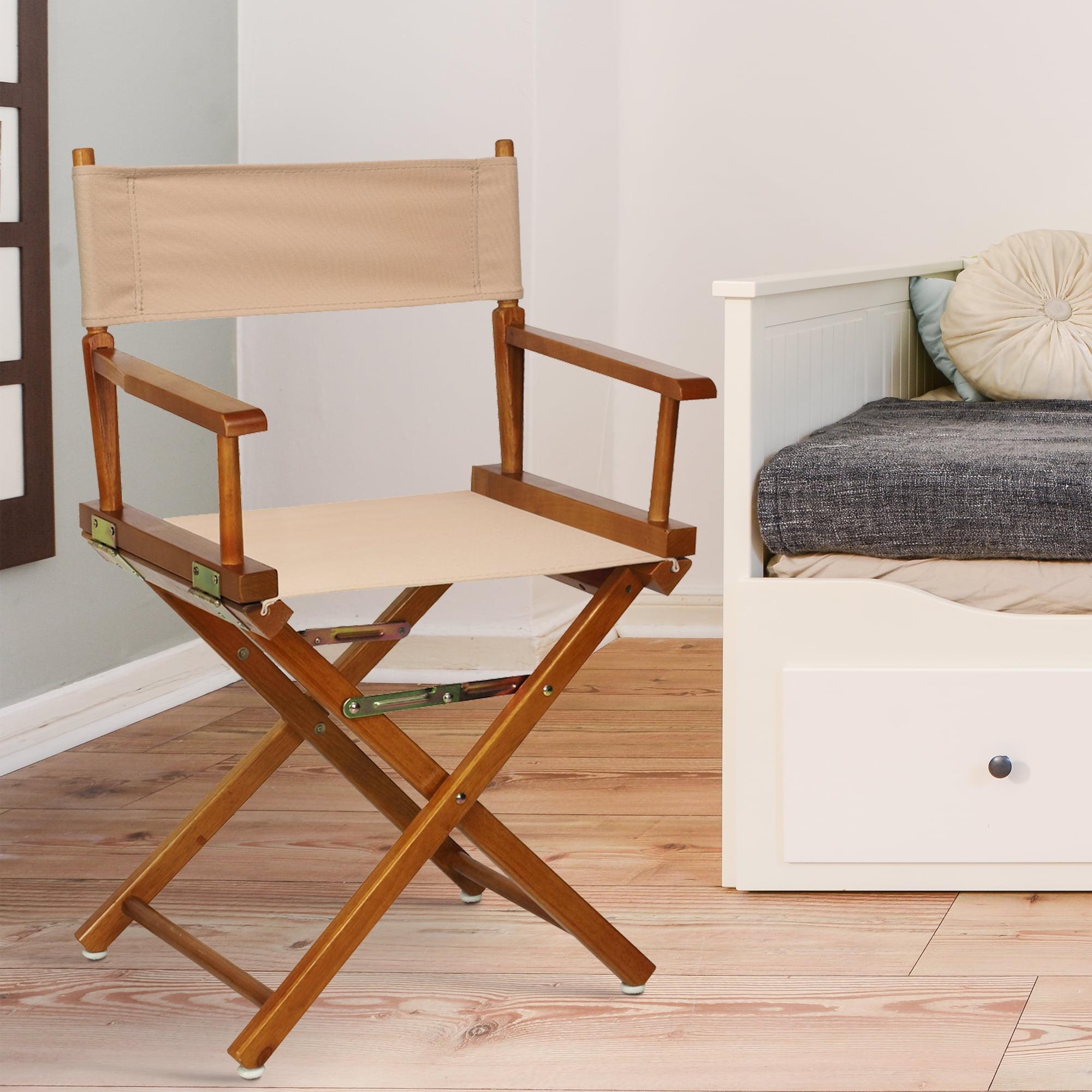 "18" Director's Chair Honey Oak Frame-Tan Canvas"