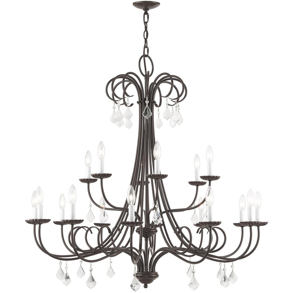 Livex Lighting Daphne 18 - Light Chandelier in  English Bronze