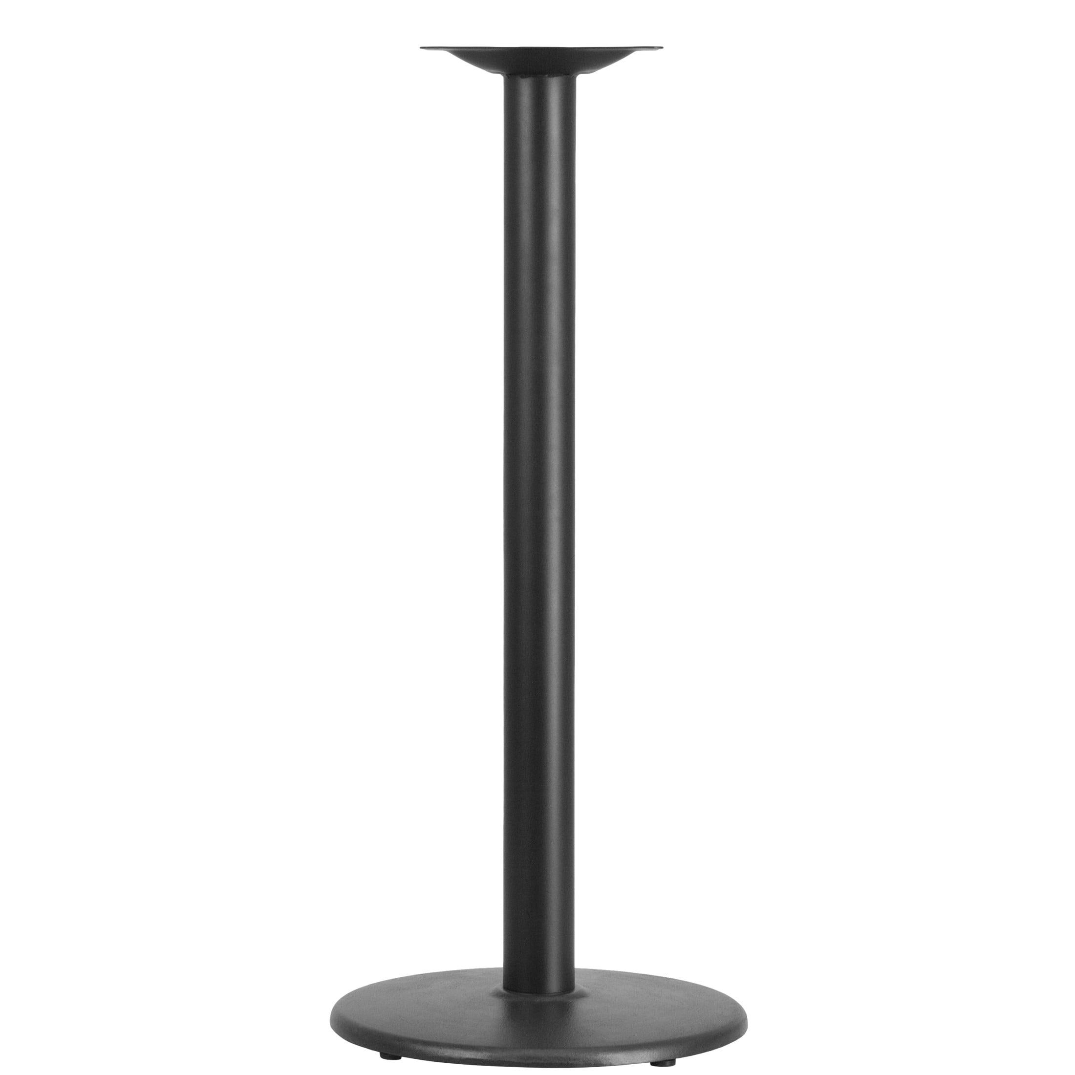 Beverly 18" Round Restaurant Table Base with 3" Dia. Bar Height Column