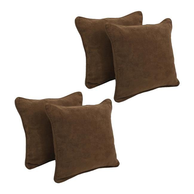 Microsuede Reversible Throw Pillow