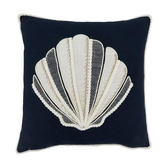 Saro Naviguer Collection Cotton Throw Pillow