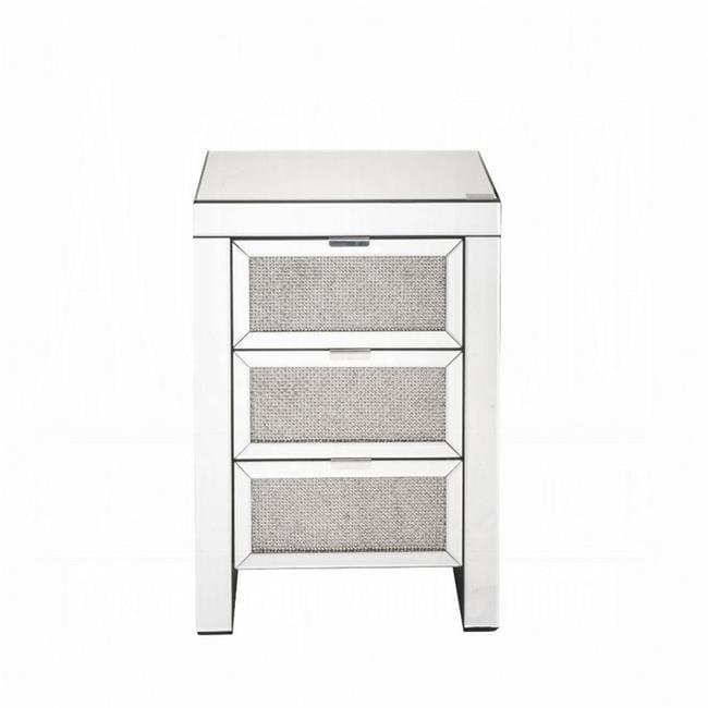 ACME Noralie Rectangular Accent Table in Mirrored