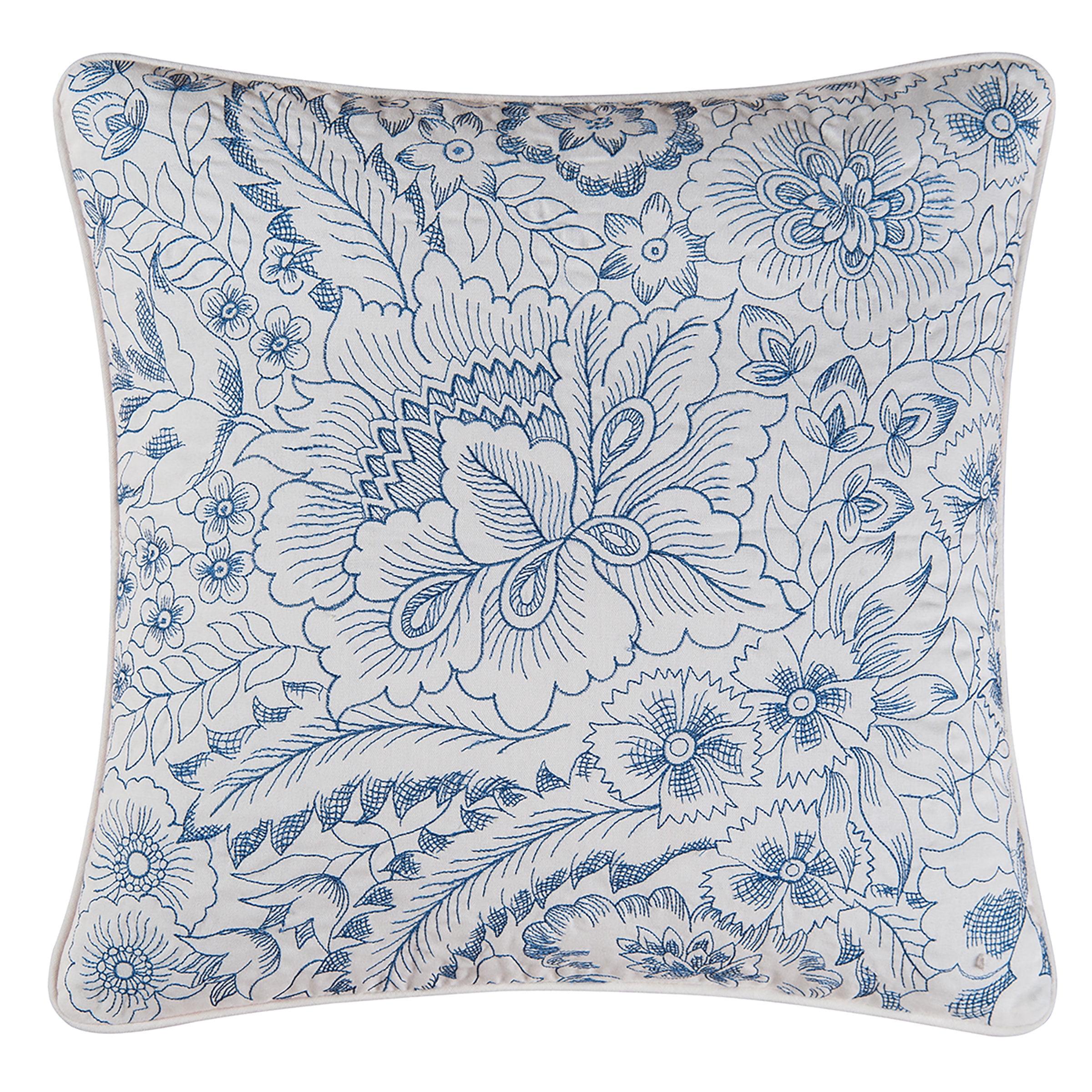 C&F Home 18" x 18"  Clementina Dusk Embroidered Throw Pillow