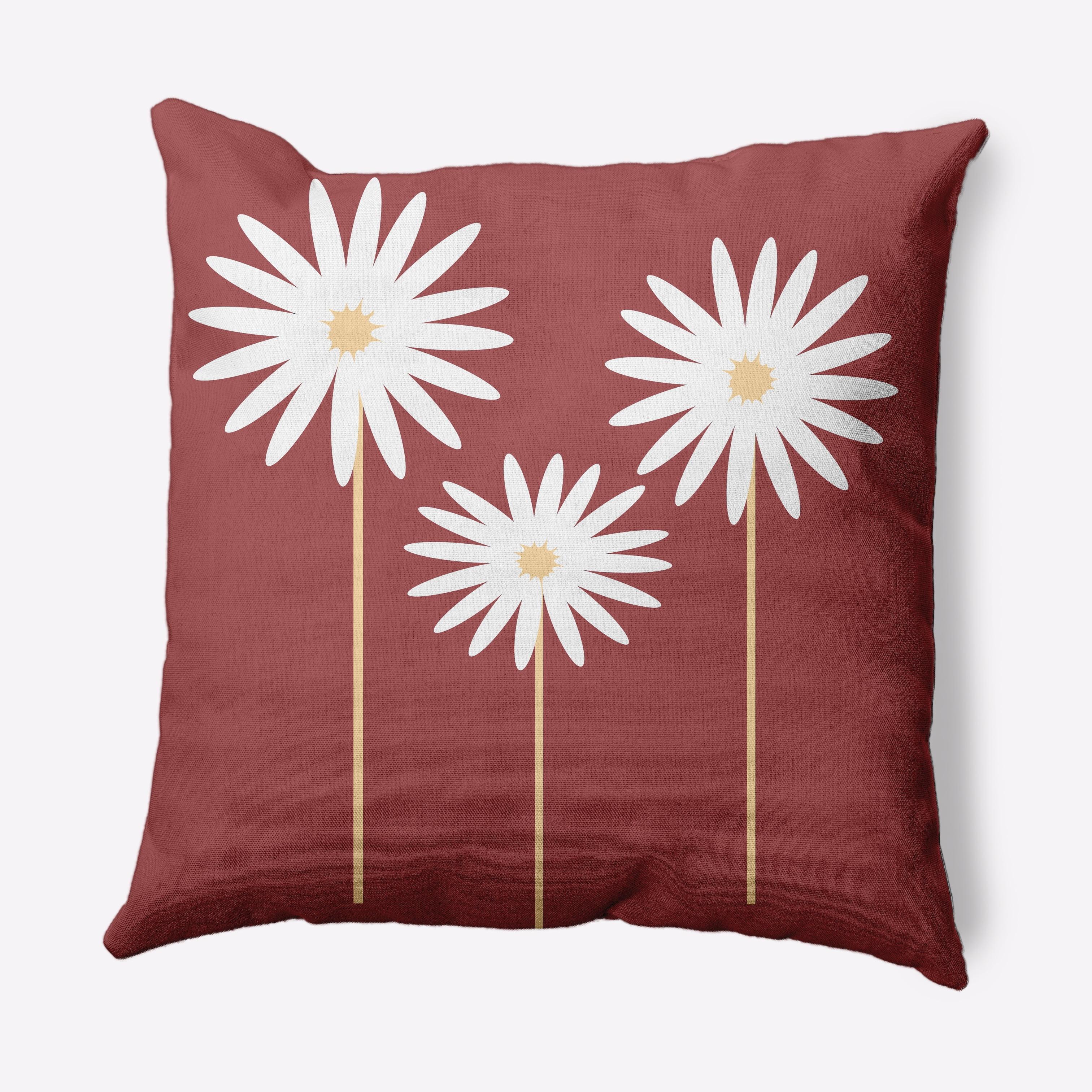 e by design Floral Reversible Throw Pillow
