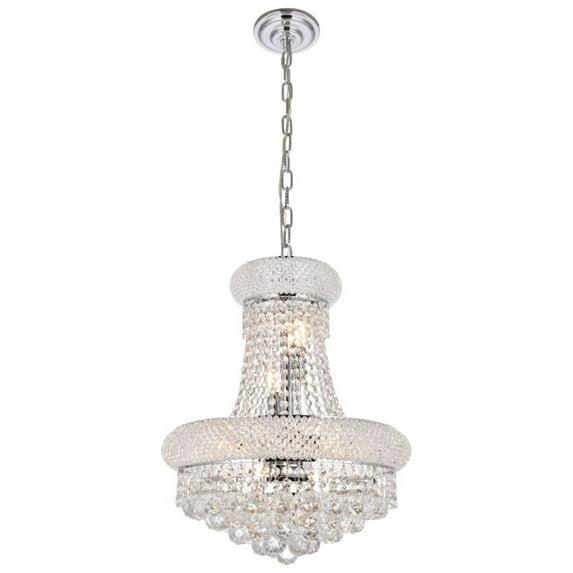 1800D16C-RC 16 D x 20 in. Primo Collection Hanging Fixture - Royal Cut, Chrome