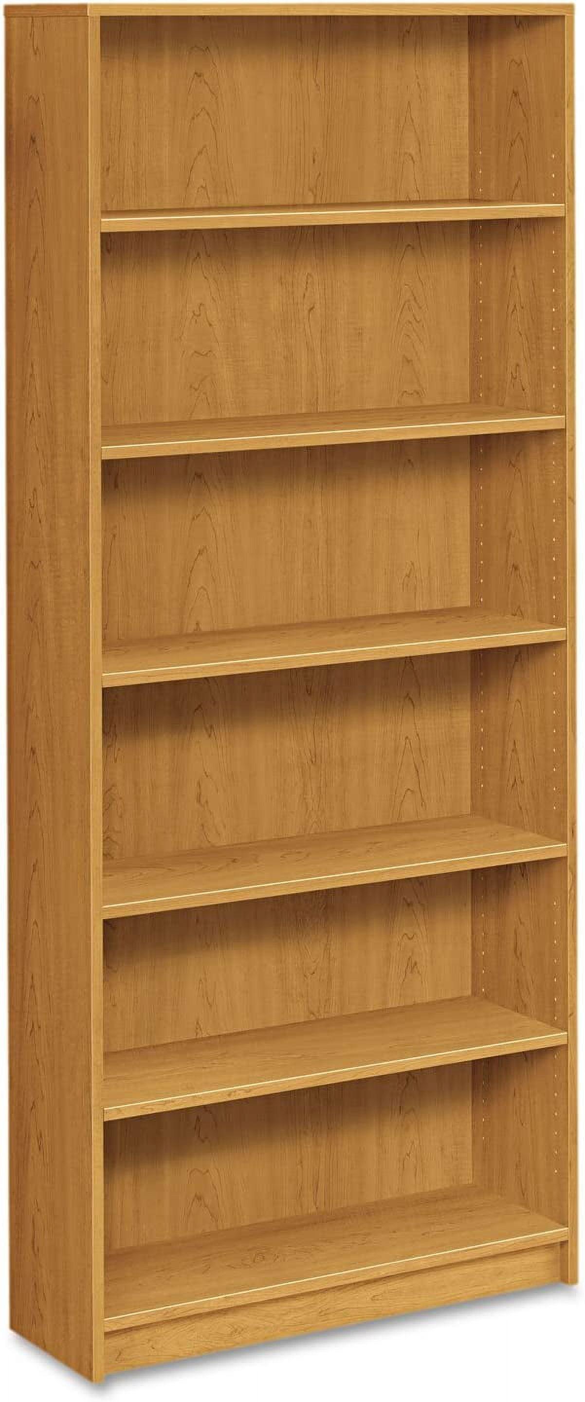 Harvest Laminate Adjustable 6-Shelf Bookcase 84" High