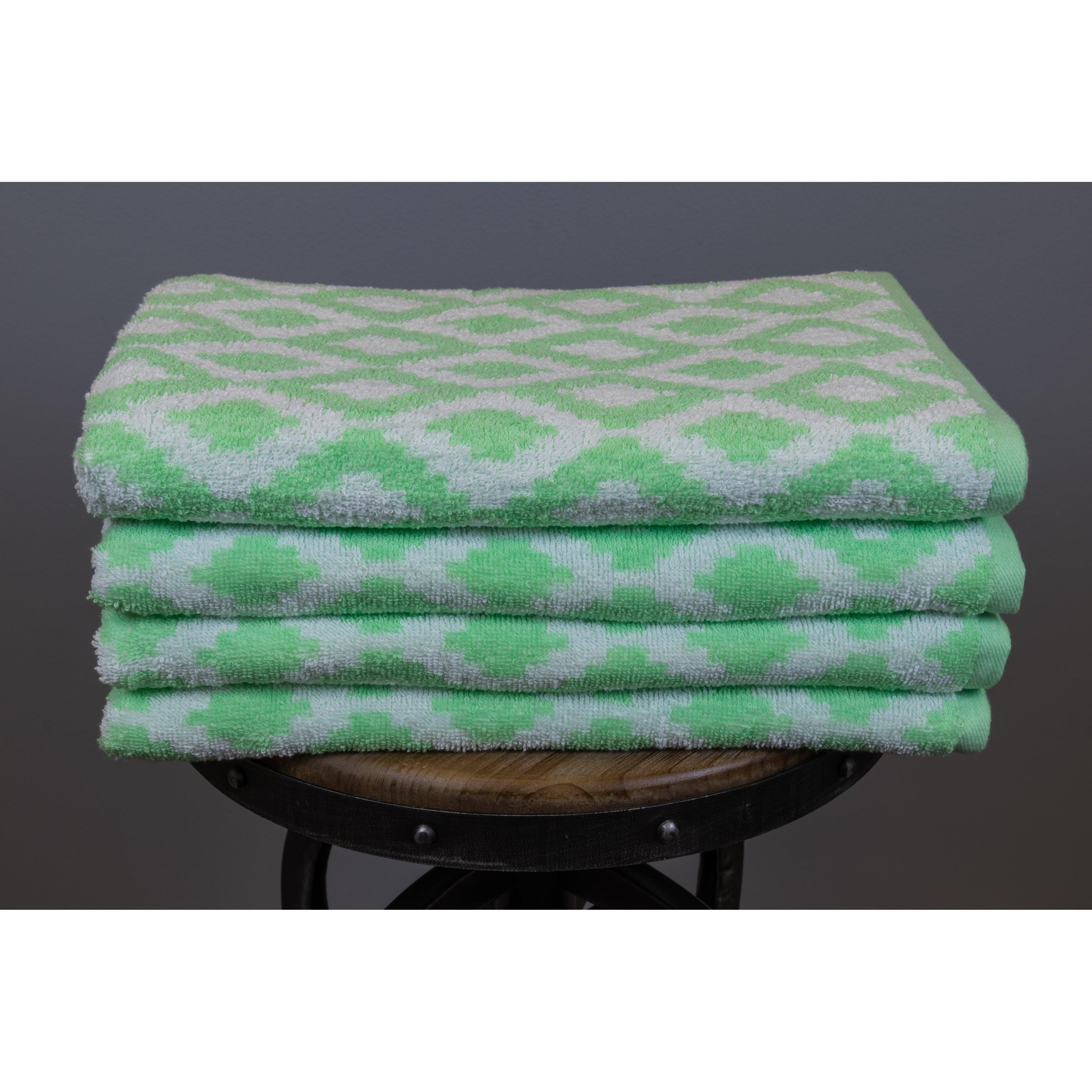 Fibertone by 1888 Mills 4 Piece Beach Towel Set (Set of 4)