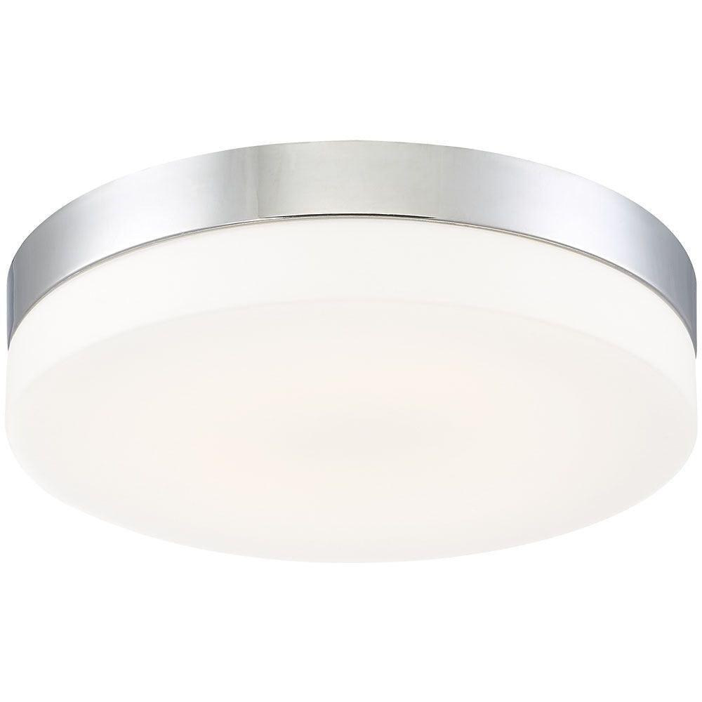 Eurofase koss LED Flushmount - Large, Chrome, 1-Light