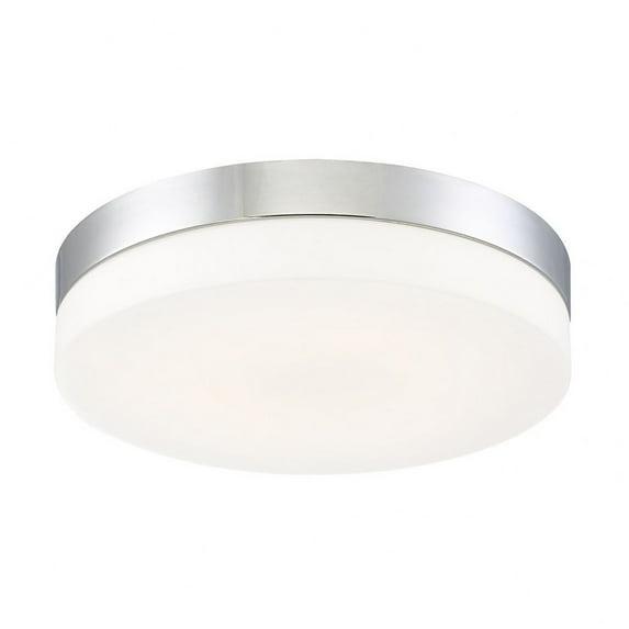 koss LED Flushmount - Large, Chrome, 1-Light