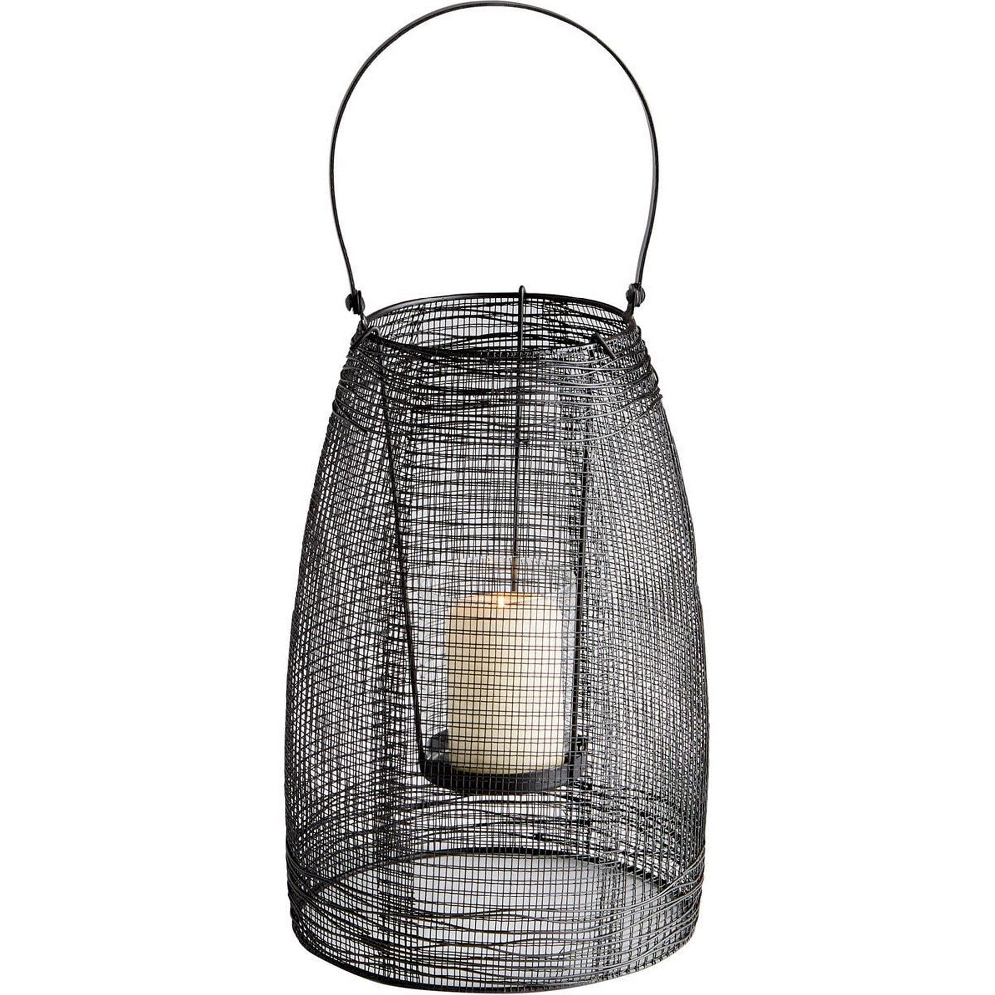 Kyleigh Iron Lantern With Handle