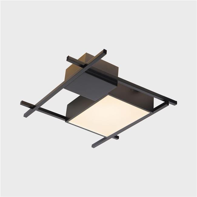 Radium 19-in Integrated LED Rectangular ETL Certified Semi Flush Ceiling Light