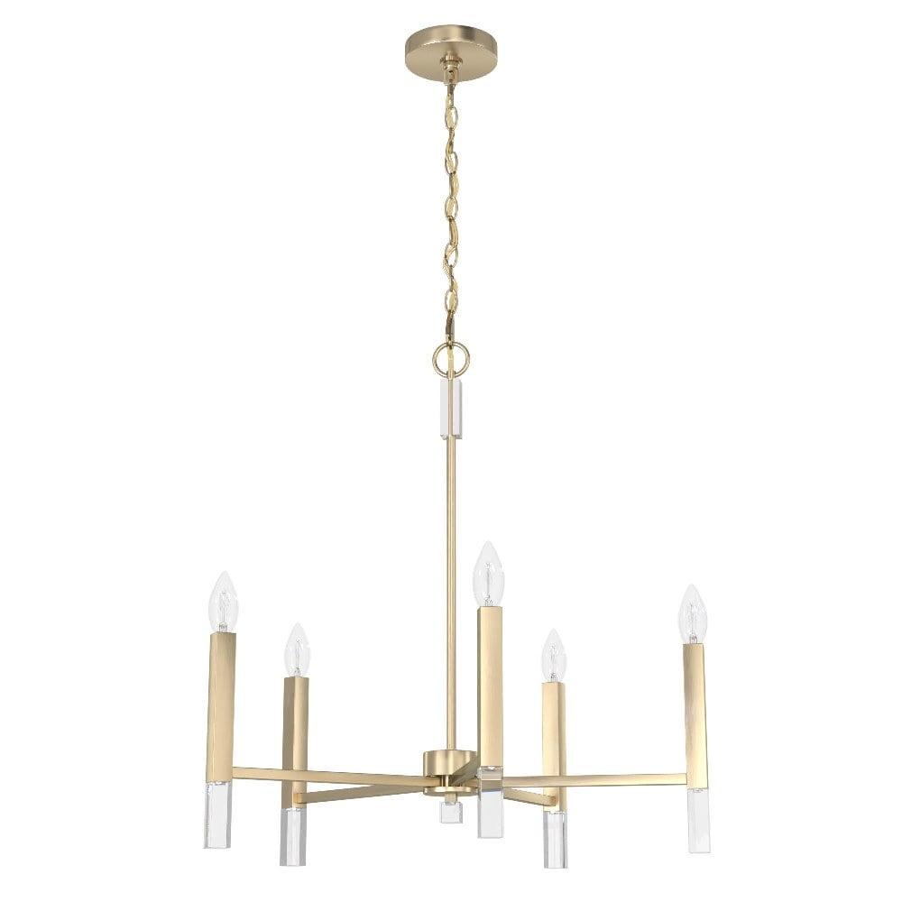 Alturas Gold Crystal 5-Light Candle Chandelier