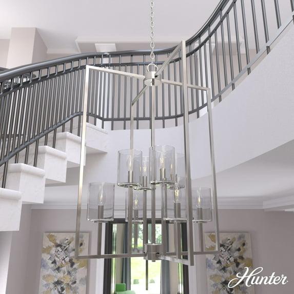 Hunter Fan Kerrison 8 - Light Geometric Large Foyer Pendant