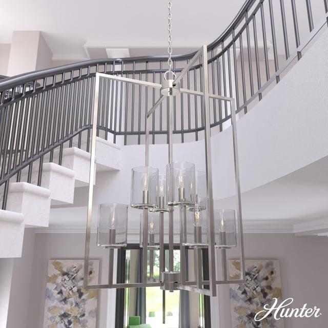 Hunter Fan Kerrison 8 - Light Geometric Large Foyer Pendant