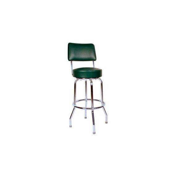 1957 Inspired Floridian Swivel Bar Stool-Color:Green,Quantity:1 each