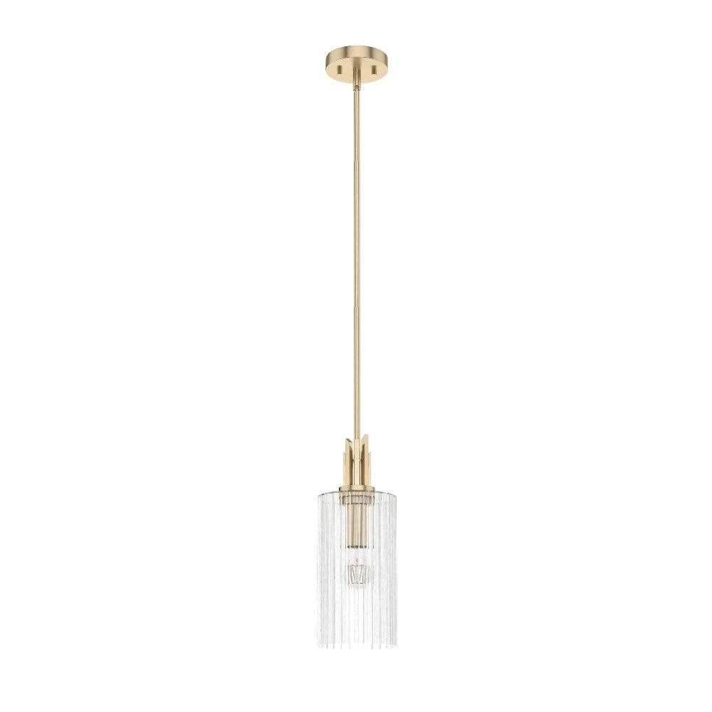 Alturas Gold Modern Mini Pendant Light - 6"x15.75"