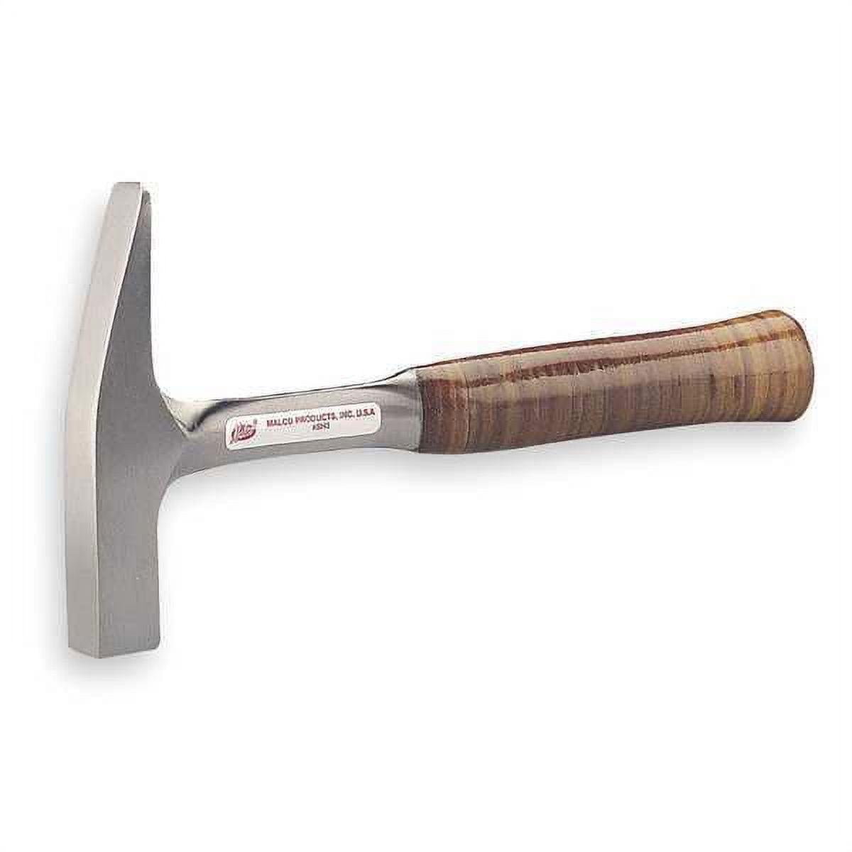 Malco 18 oz Steel Setting Hammer with Leather Grip