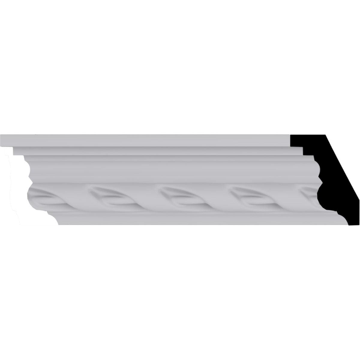 Valeriano White Polyurethane Crown Moulding 94.5"