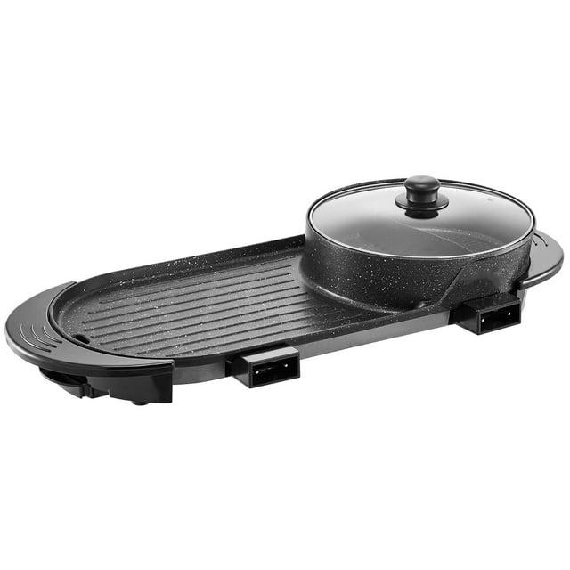 VEVOR VEVOR 2 in 1 BBQ Grill and Hot Pot with Divider