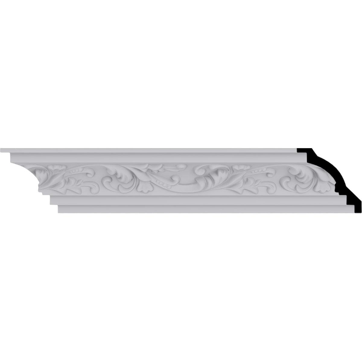 Ekena Millwork 2 3/4"H x 2 3/4"P x 4"F x 94 1/2"L Tristan Crown Moulding & Reviews | Wayfair