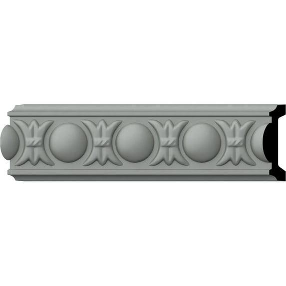 Ekena Millwork 2"H x 5/8"P x 94 1/2"L, (1 5/8" Repeat), Raymond Egg and Dart Panel Moulding