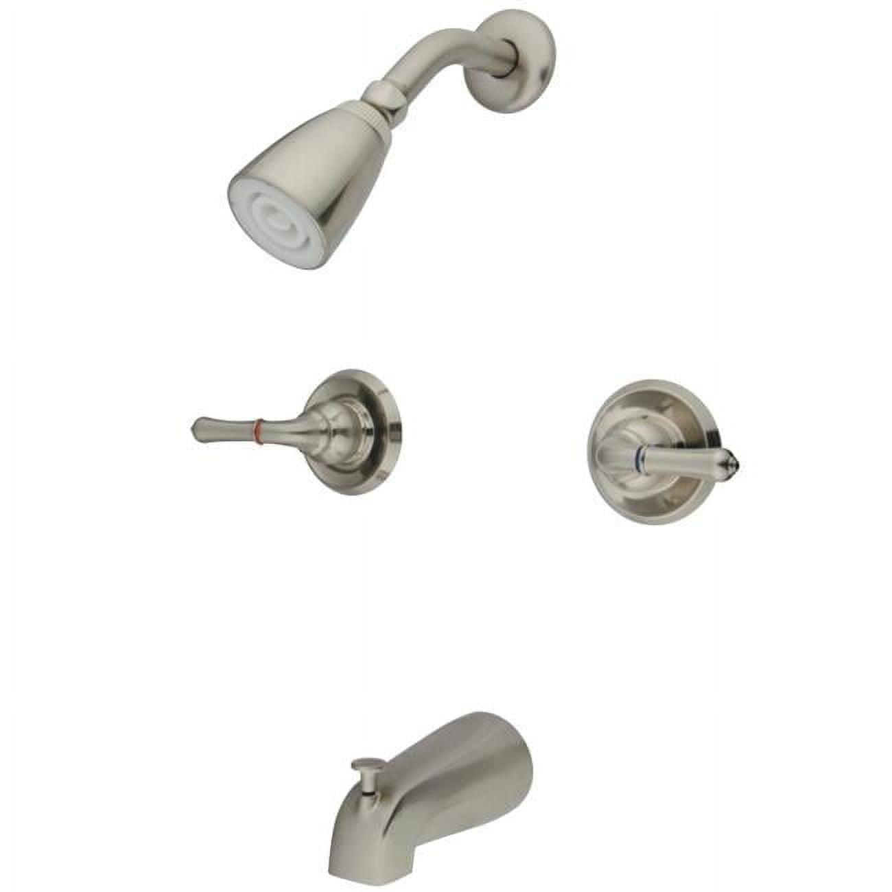 Kingston Brass Magellan Double-Handle Tub and Shower Faucet