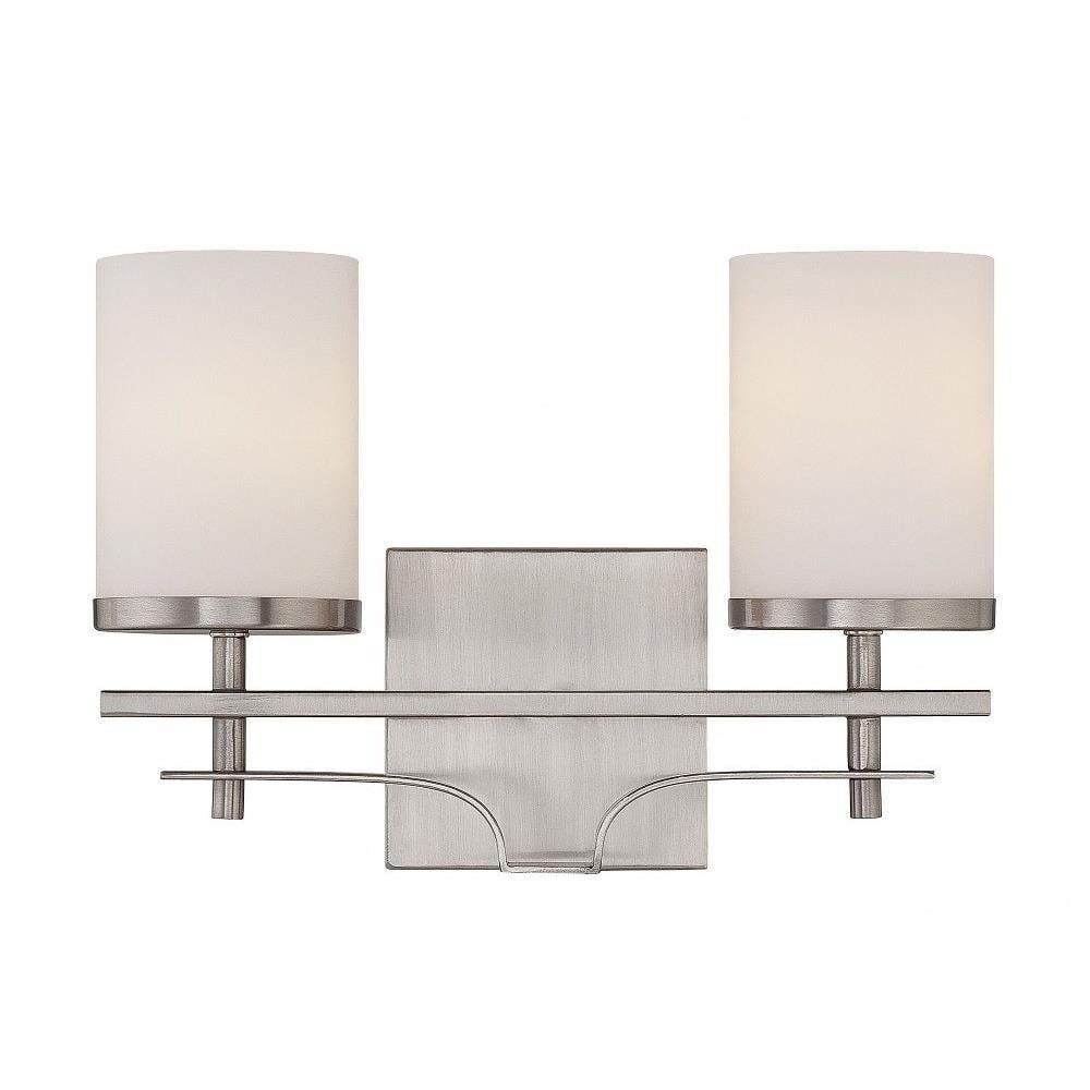 Savoy House Colton 2 - Light Vanity in  Satin Nickel