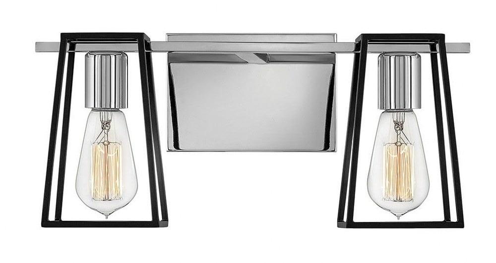 Filmore 16'' Chrome Industrial 2-Light Bath Vanity