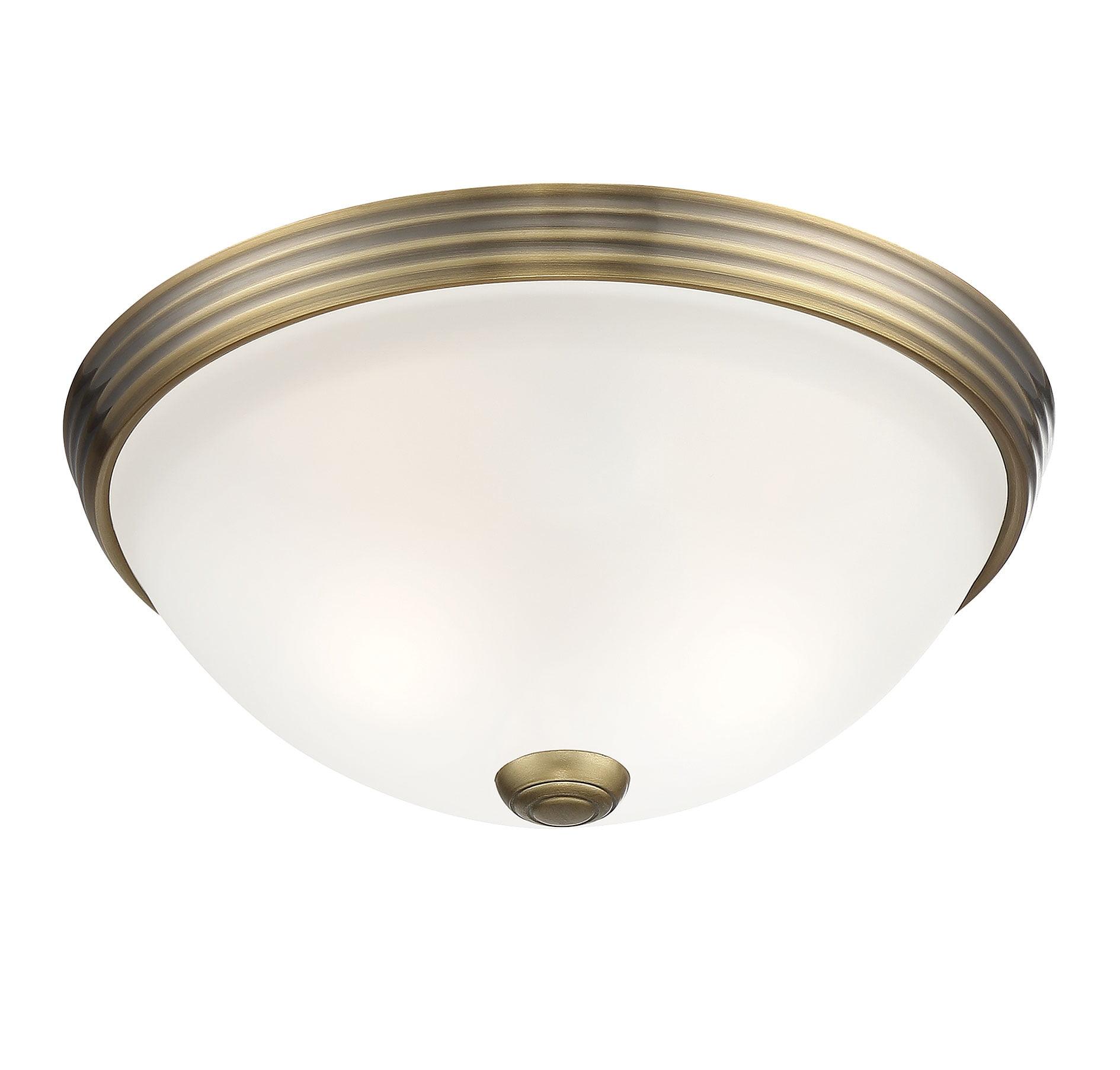 Savoy House NULL 2 - Light Flush Mount in  Warm Brass