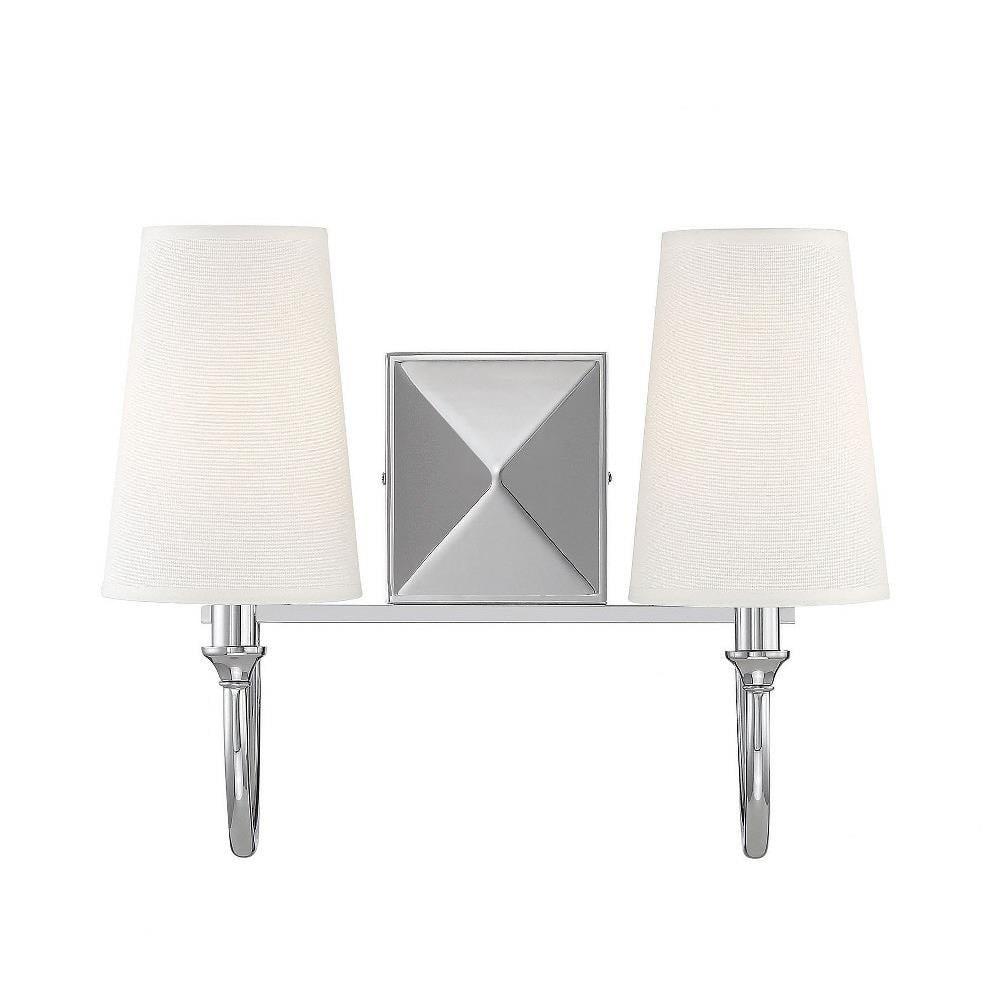Savoy House Cameron 2 - Light Vanity in  Polished Nickel