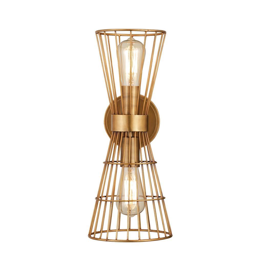 Z-Lite Alito 2 - Light Wall Light in  Rubbed Brass
