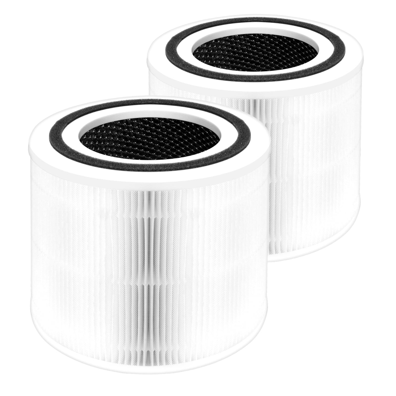 2-Pack Core 300 Replacement Filter for LEVOIT Core 300 and Core 300S Air Purifier, H13 True HEPA Filter and Activated Carbon, Replace Core 300-RF