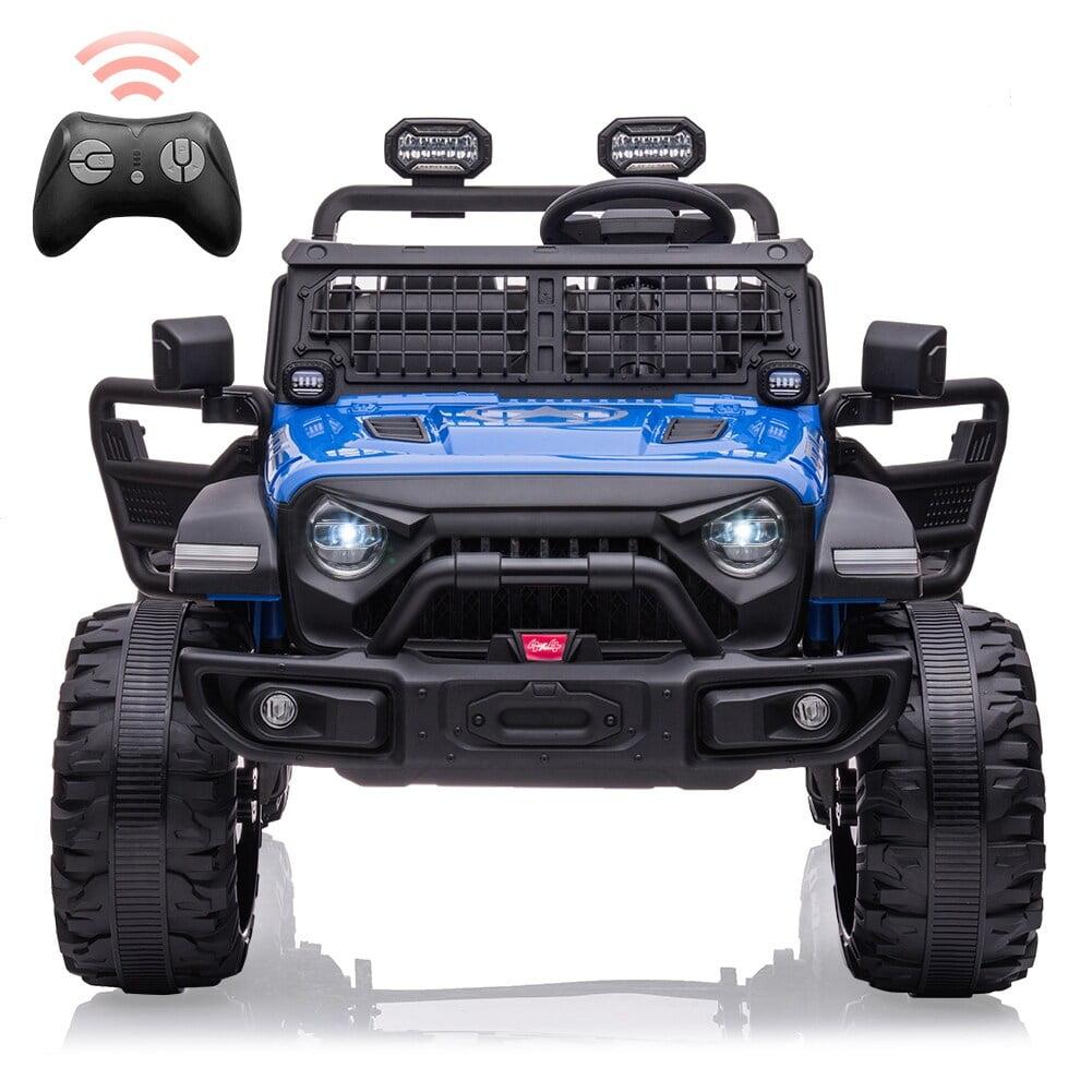 Blue 24V Kids Ride-On Truck with Remote Control