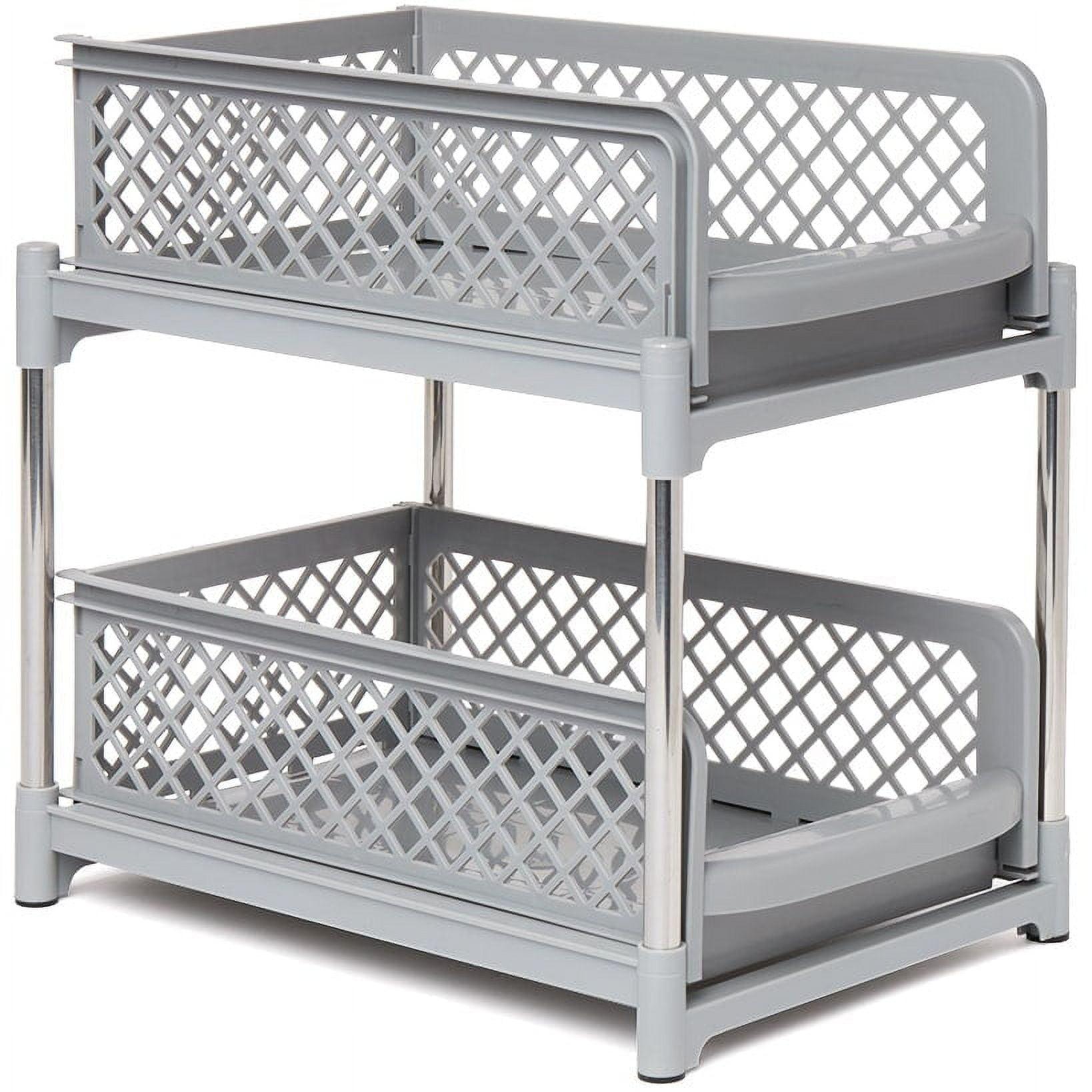 The Lakeside Collection 2-Tier Sliding Cabinet Baskets