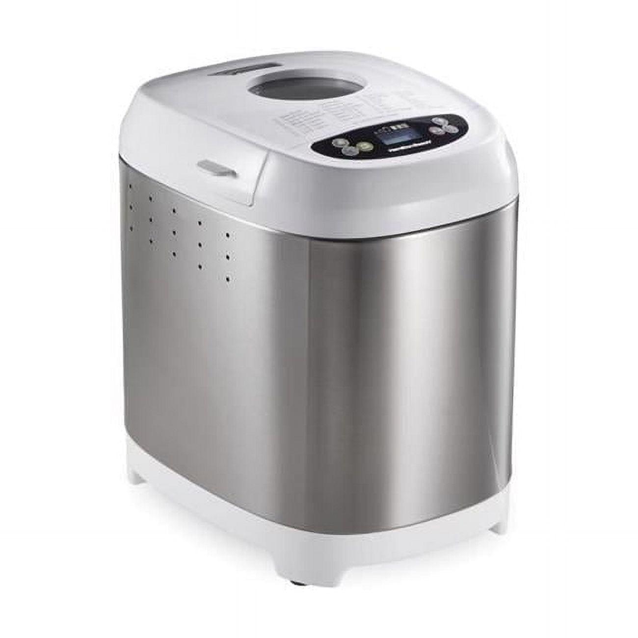 2 lbs Chrome Stainless Steel Artisan Bread & Dough Maker, White