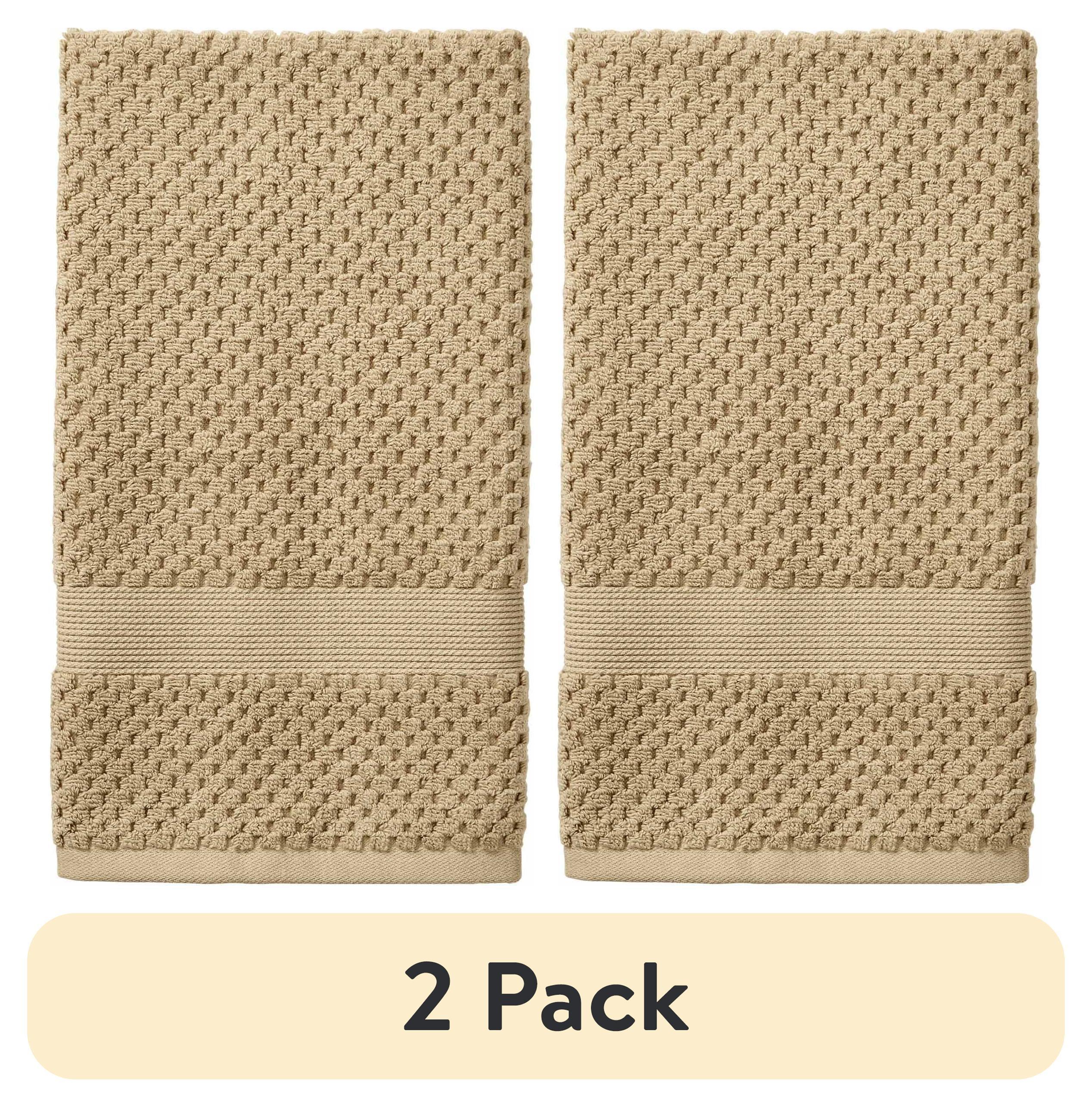 Better Homes & Gardens Signature Soft Popcorn Texture Hand Towel, Almond Biscuit
